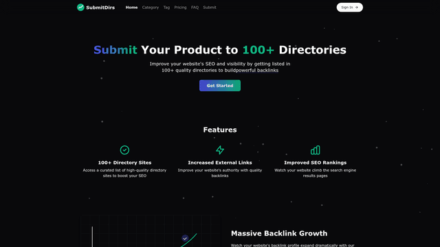 SubmitDirs - Submit your Product to 100+ directories screenshot 2