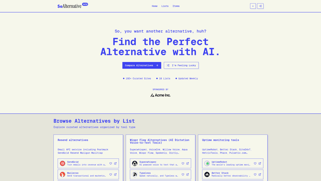 soAlternative - Find the Perfect Alternative with AI screenshot 2