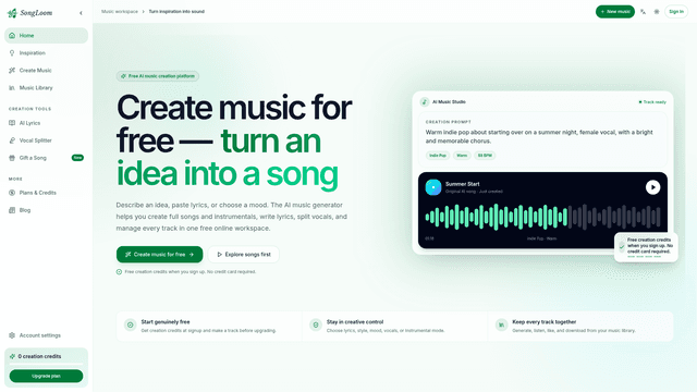 SongLoom screenshot 2