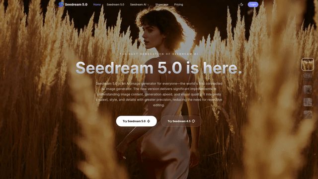 Seedream 5.0 screenshot 1