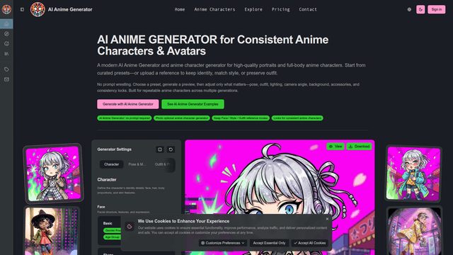 AI Anime Generator screenshot 1