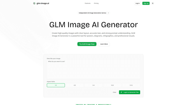 GLM Image AI Generator screenshot 2