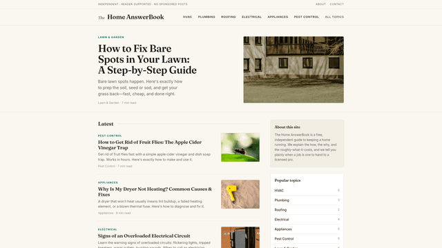 The Home AnswerBook screenshot 2