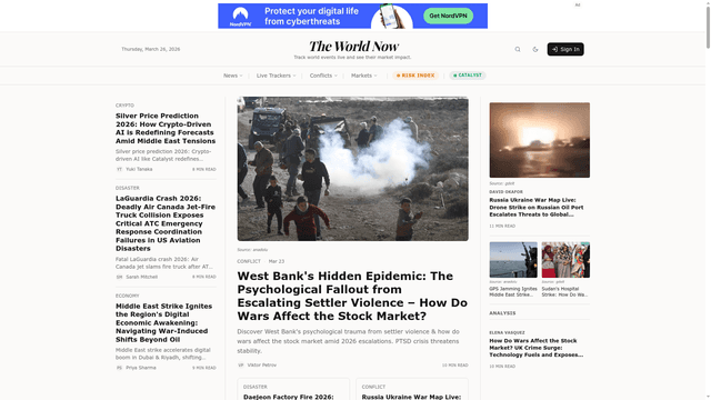 The World Now screenshot 2