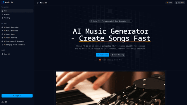 Music FX - AI Music Generator screenshot 1