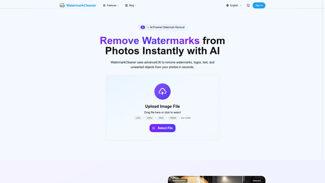 Remove Watermarks from Images Free Online screenshot 1