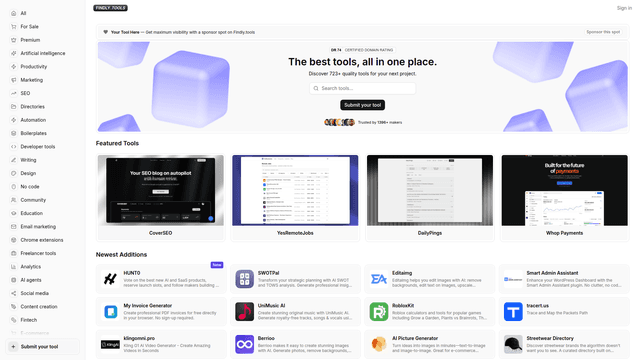 Findly.tools - The best tools, all in one place. screenshot 2