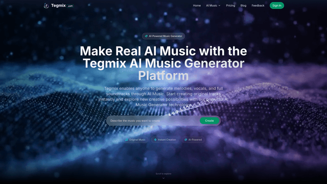 tegmix.com screenshot 2