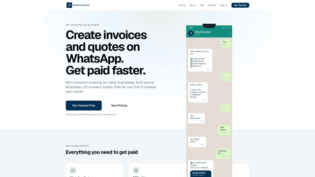 Shark Invoice screenshot 2