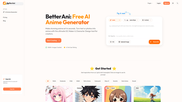 BetterAni: Free AI Anime Generator - Character Design screenshot 2