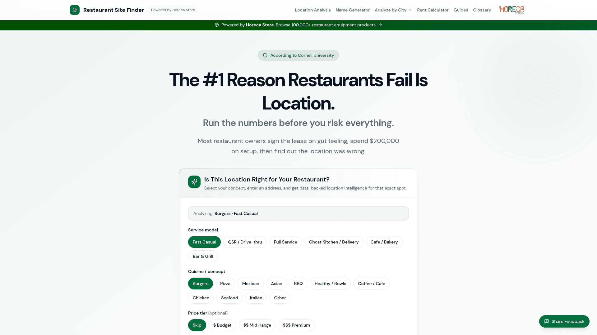 Restaurant Site Finder screenshot 2