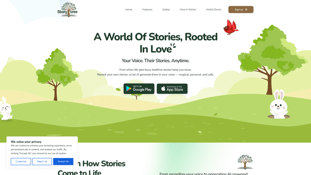 StoryTree App screenshot 2