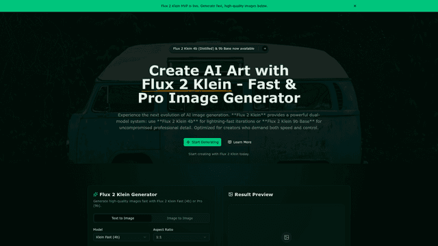 Flux 2 Klein — Fast AI Image Generator screenshot 1