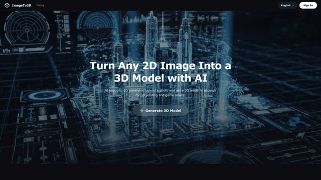 ImageTo3D - AI Image to 3D Model Generator screenshot 2