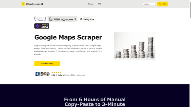 Google Maps Scraper AI: Free Online Tool - No Plugin screenshot 1