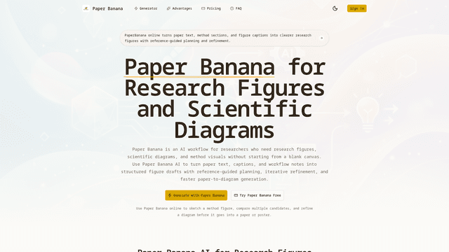 Paper Banana - AI Scientific Diagram Generator screenshot 1