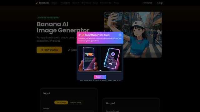 Banana AI - Free AI Image Generator screenshot 1