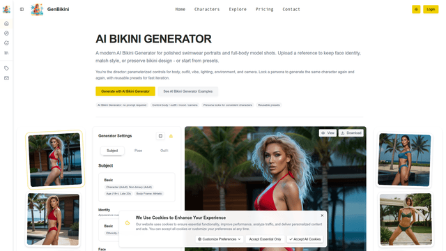 AI Bikini Generator screenshot 1