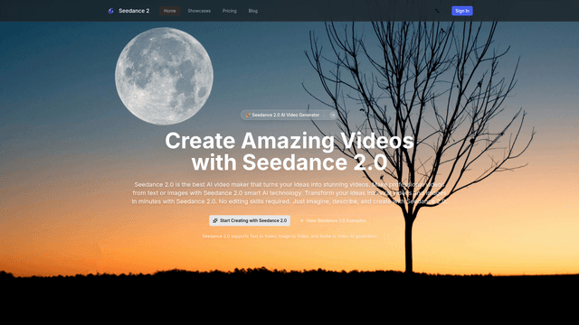 Seedance 2.0 AI Video Generator screenshot 1