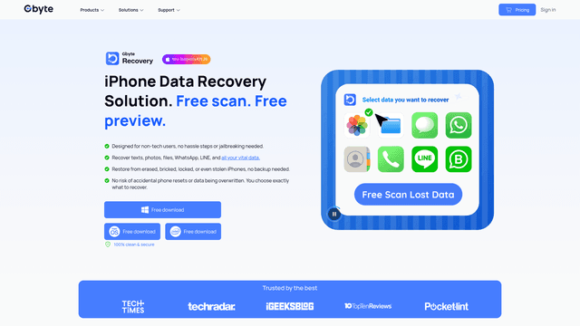 Gbyte Recovery screenshot 1