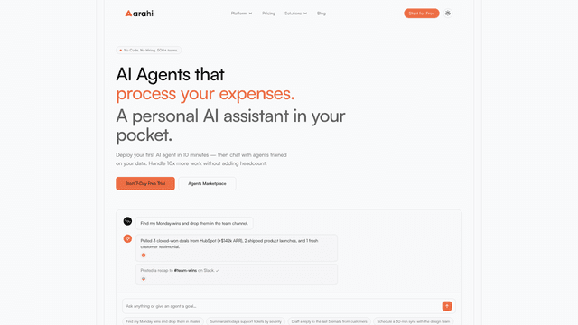 Arahi AI — AI Employees + Your Personal AI Assistant screenshot 2