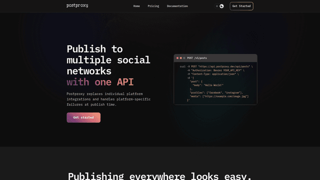 Postproxy screenshot 2