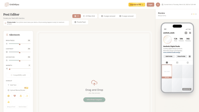GRIR34SYNC screenshot 1