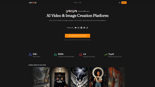 AI Video & Image Creation screenshot 1