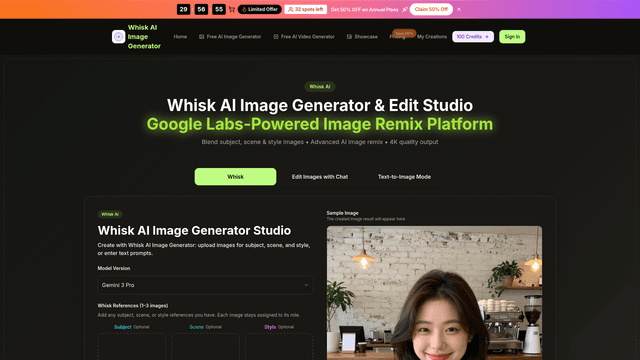 Whisk AI Image Generator screenshot 1