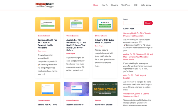 BloggingShout - shout to be a blogger screenshot 1