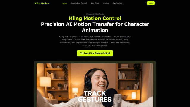 Kling Motion Control screenshot 2