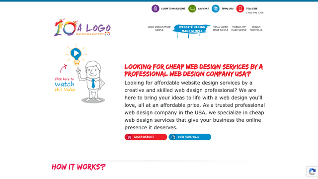 Professional Web Design Company USA | 10alogo screenshot 1