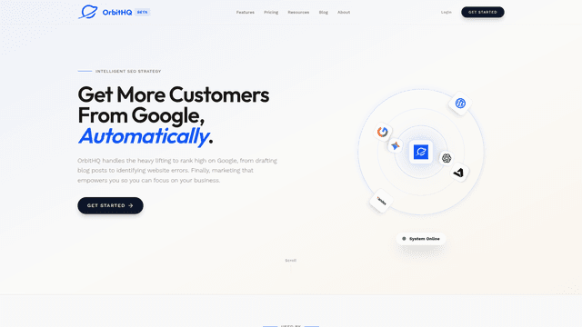 OrbitHQ | The Intelligent SEO Platform screenshot 1