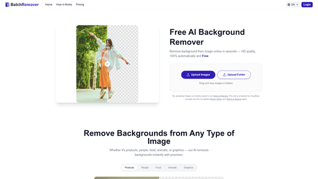 BatchRemover - Free Background Remover screenshot 1