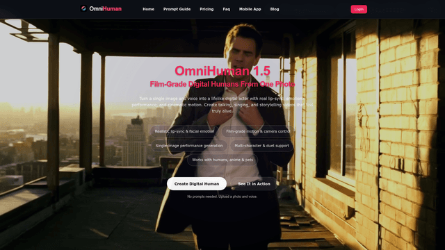 OmniHuman 1.5 screenshot 2