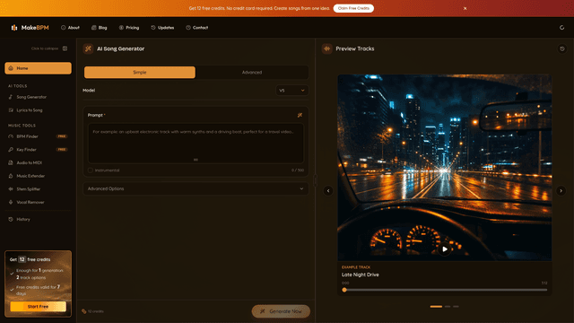 MakeBPM - AI Music Studio for Creators screenshot 2