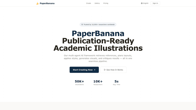 PaperBanana — AI Academic Illustrations screenshot 1