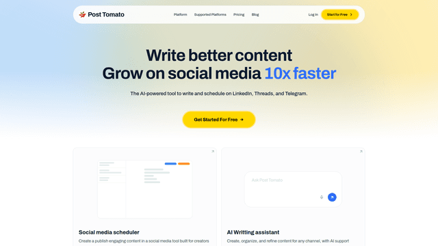 Social media management with AI Assistant for everyone screenshot 2