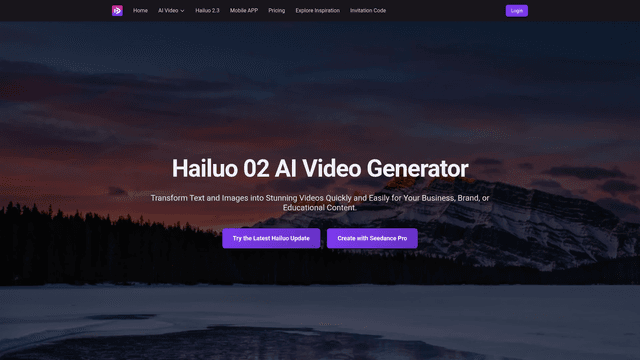 Hailuo 02 AI Video Generator screenshot 2
