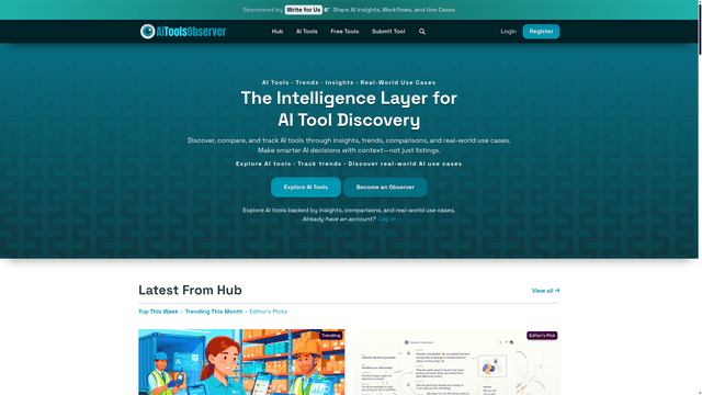 AiToolsObserver screenshot 2