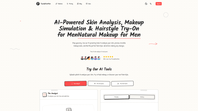 FoundationMen screenshot 2