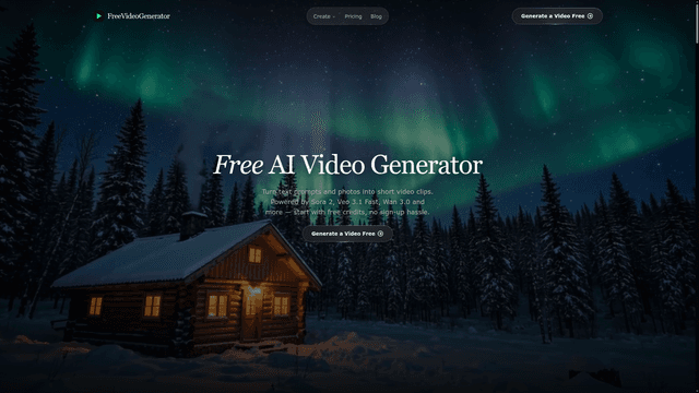 Free AI Video Generator — Unlimited, No Sign Up screenshot 2