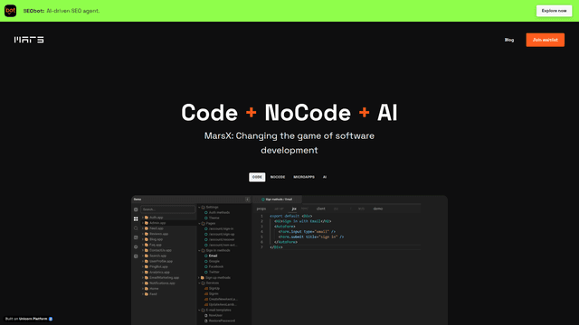 AI, NoCode, Code and MicroApps screenshot 2