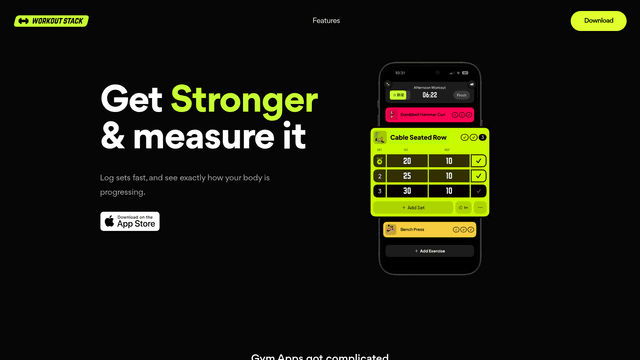 WorkoutStack screenshot 2