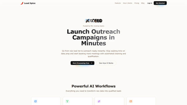 Transform Raw Data Into Qualified Leads — Lead Spice screenshot 1