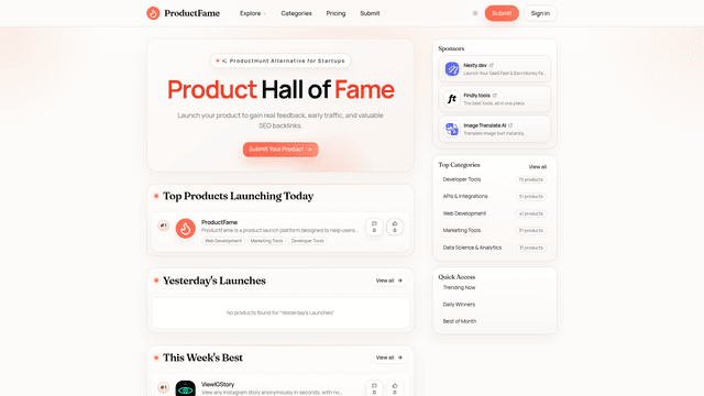ProductFame - Discover the best products screenshot 2