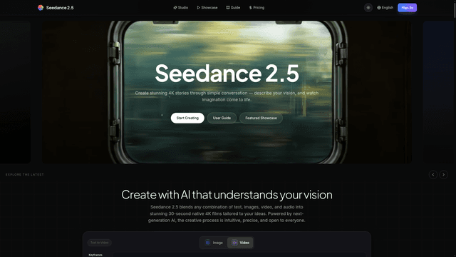 Seedance 2.5 screenshot 2