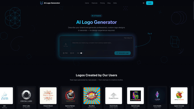 AI Logo Generator – Logo Maker in 30 Seconds Online screenshot 2