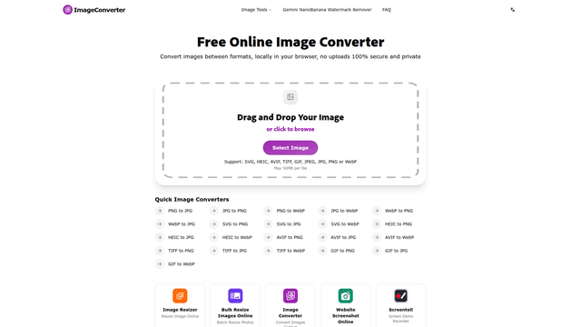 ImageConverter - Image Editing Tools screenshot 1
