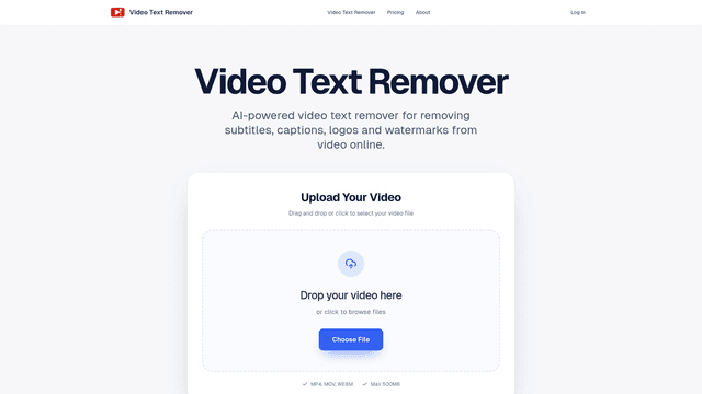 Video Text Remover screenshot 1